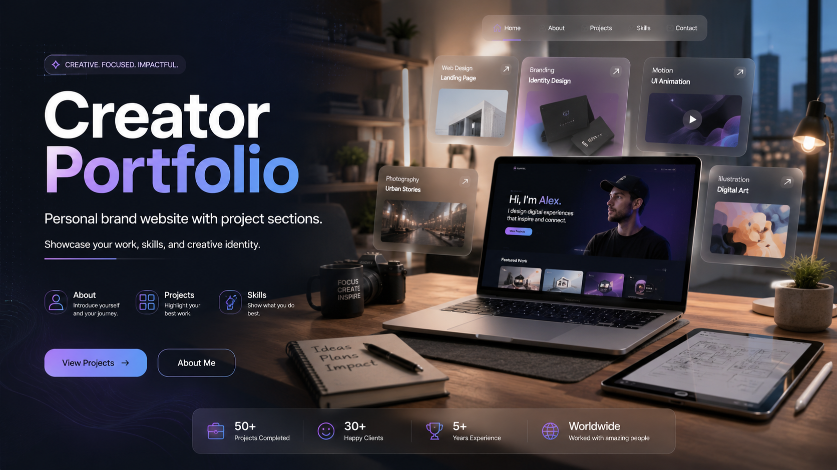 Creator portfolio project